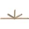 Ekena Millwork Kennewick Smooth Timber Gable Bracket, Douglas Fir, 84"W x 35"H x 3 1/2"D x 3 1/2"F, 10/12 Pitch GBW084X35X0404KEN00SDF - alternate 5